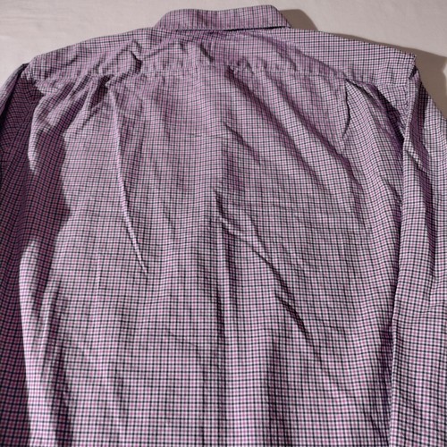 J Crew Ludlow Mens 2 Ply Shirt 120s Sz L Red White Blue Check Cotton L /S - Bild 18 von 20