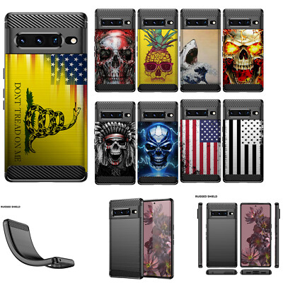 Case For [Google Pixel 7A (2023)] [Flex TPU Fiber SET3] Slim Black Cover