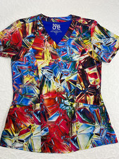 Barco ONE Multicolor Scrub Top - Small