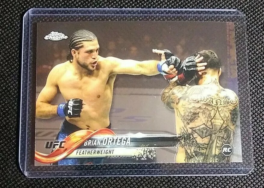 2018 Topps UFC Chrome Brian Ortega RC MMA Rookie Card 1st Edition T-City