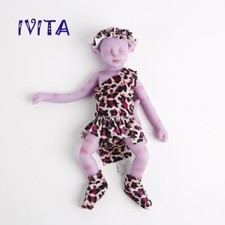 IVITA 12 inch Full Body Pink Silicone Doll Avatar Boy Doll Fairy Xmas Gifts