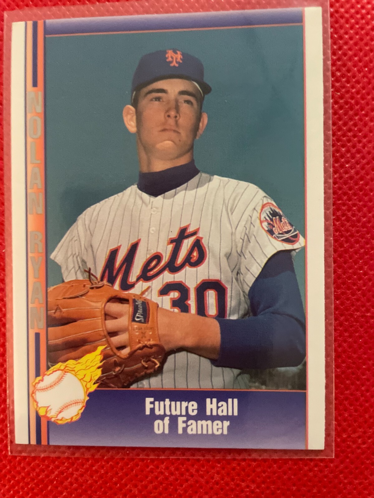 1991 PACIFIC TRADING COMPANY FIREBALL # 1 NOLAN RYAN FUTURE HALL OF ...