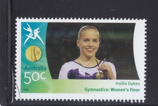 2006 COMM GAMES 50c STAMP  SUPERB CTO FULL GUM  SCAN#A125