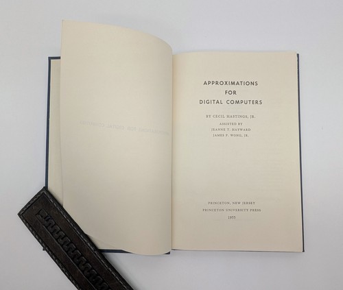 Approximations for Digital Computers by Cecil Hastings 1962 Vintage Mathmetatics - Afbeelding 2 van 10