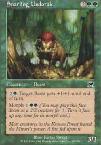 Snarling Undorak - Foil ~ Moderately Played Onslaught MTG Magic UltimateMTG Gree - Picture 1 of 1