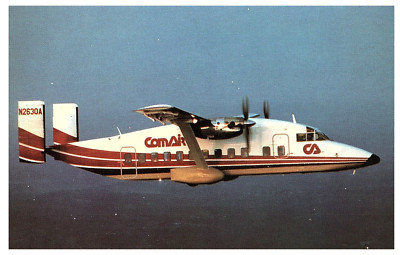ComAir Shorts SD3-30 Airplane Postcard