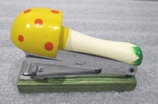 Vtg Mushroom Small Stapler Japan