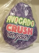 Kipp Brothers- Fuzzy Feels Pillows-"avacado crush on you"