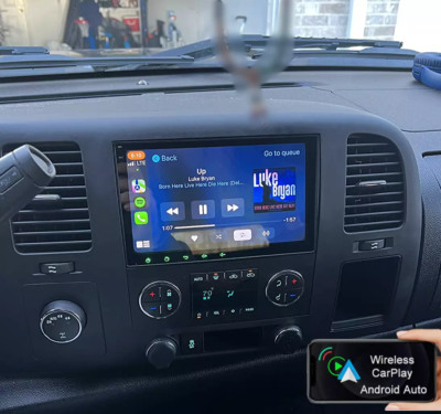 Apple Carplay Android13 For GMC Sierra Yukon Chevrolet Car Radio Stereo GPS Navi