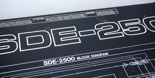 Roland MIDI Digital Delay SDE-2500 1U Rack Effects FX -100V - Picture 9 of 22