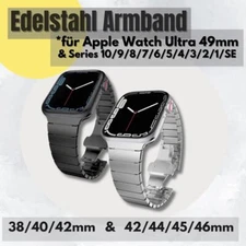Stainless Steel Bracelet For Apple Watch Ultra Titan 11 10 9 8 -1 ✅ Se 38 - 49mm