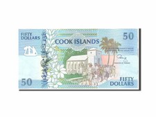#117158 Geldschein, Cookinseln, 50 Dollars, 1992, Undated, KM:10a, UNZ