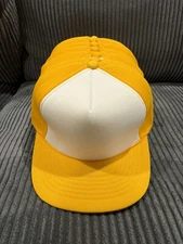 Vintage 80’s Lot Of 10 Youngan SnapBack Hats Yellow Gold NOS Custom Ready Prop