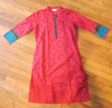 Westside South Asian Tunic Kurta Red 3/4 Sleeves Women XS NWT