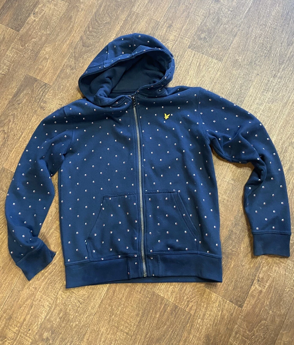 Lyle Scott Junior Navy Zip Hoodie 14 15yrs eBay