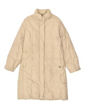 Sergio Tacchini Womens Padded Coat Uk 16 Large Beige Polyester Bc88