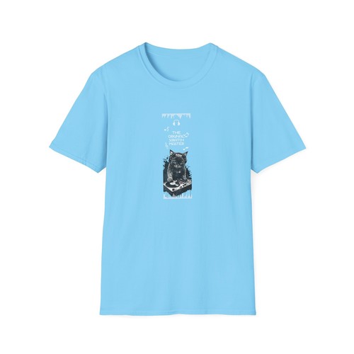 Cat Scratch, DJ, Cats, Scratch Master, Funny T Shirt, Unisex Softstyle T-Shirt - Picture 14 of 41