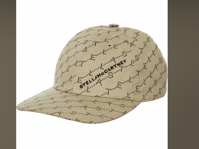 Stella Mccartney Baseball Hat With Logo - NWT Stella Mccartney Baseball Hat With Logo - White | Editorialist main image 2