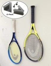 Vertical Tennis Racquet Wall Mount Holder Softball Racket Rack Display