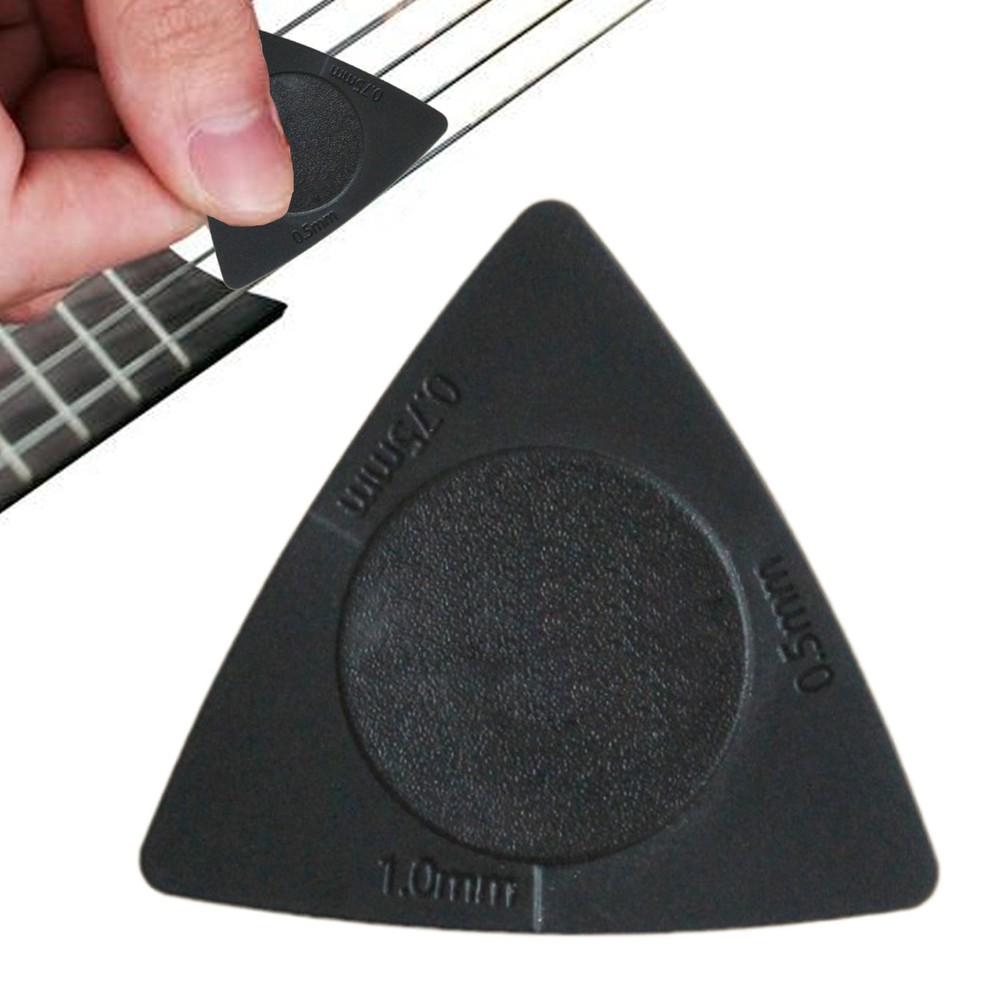 Thin Guitar Picks Anti-Slip Triangular Shape Picks Grip Sweat Proof beneficial