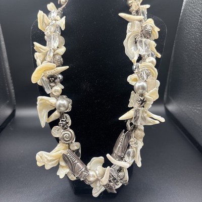 Robert Burkett Sterling .925 Käfer, Swarovski, Perlen, Koralle, Kristall STUDIO ART
