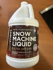 AquaSound Ultra Dry Snow Machine Fluid Unscented Real Float Effect 1 Gal