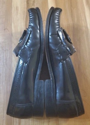 Bass Weejuns 1820 Mens Black Leather Jeremy Slip On Tassel  display picture 2