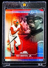 KEN GRIFFEY JR RARE RED POWER SURGE HOLO INVESTMENT CARD - REDS HOF