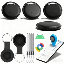 Android Tracker Tags 2/4-Pack with Case  2-Year Battery Life IP65 Waterproof...