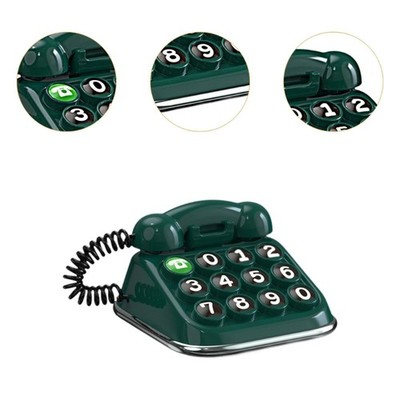 Creative Retro Telephone Design Phone Number Plate for Temporary Parking Display