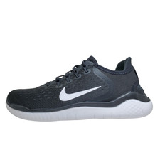 Nike Men's Free RN 2018 Running Shoes, Black/White, 8 M US