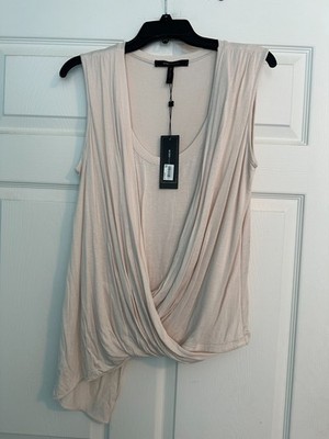 BCBG Max Azria ''Brooke'' women's tank top Rose Whisper Size Medium NWT