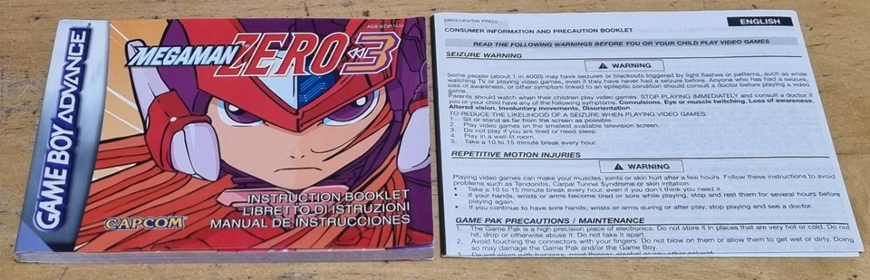 MegaMan Zero 3 for Nintendo Game Boy Advance GBA Rare & Complete Capcom Mega Man - Image 2 of 4