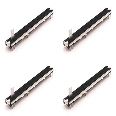 4pcs For Soundcraft EFX8 EPM12 75mm Dual Straight Slide Potentiometer Fader A10K