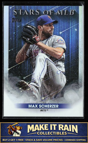 Max Scherzer #SMLB-74 2022 Topps Update Stars of MLB card