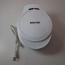 Better Chef IM-475W Electric Omelette Maker Nonstick Egg Cooker 1000W White