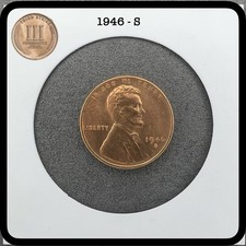 1946 - S Lincoln Wheat Cent Penny Gem Bu Red Uncirculated Brilliant Unc 1c 1946 - S Lincoln Wheat Cent Penny Gem Bu Red Uncirculated Brilliant Unc 1c