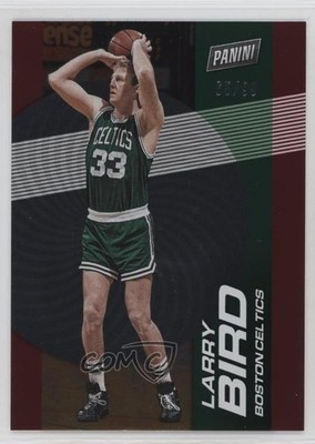 2023-24 Panini Player of the Day Red 65/99 Larry Bird #89 HOF 8mm