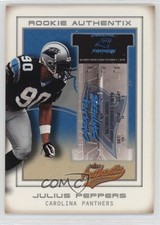 2002 Fleer Authentix Rookie Front Row 82/150 Julius Peppers #135 HOF 6m7