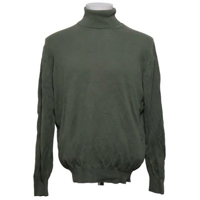 Paul Stuart, Rollkragenpullover, Größe: M, Grün, Baumwolle, Einfarbig #bnS
