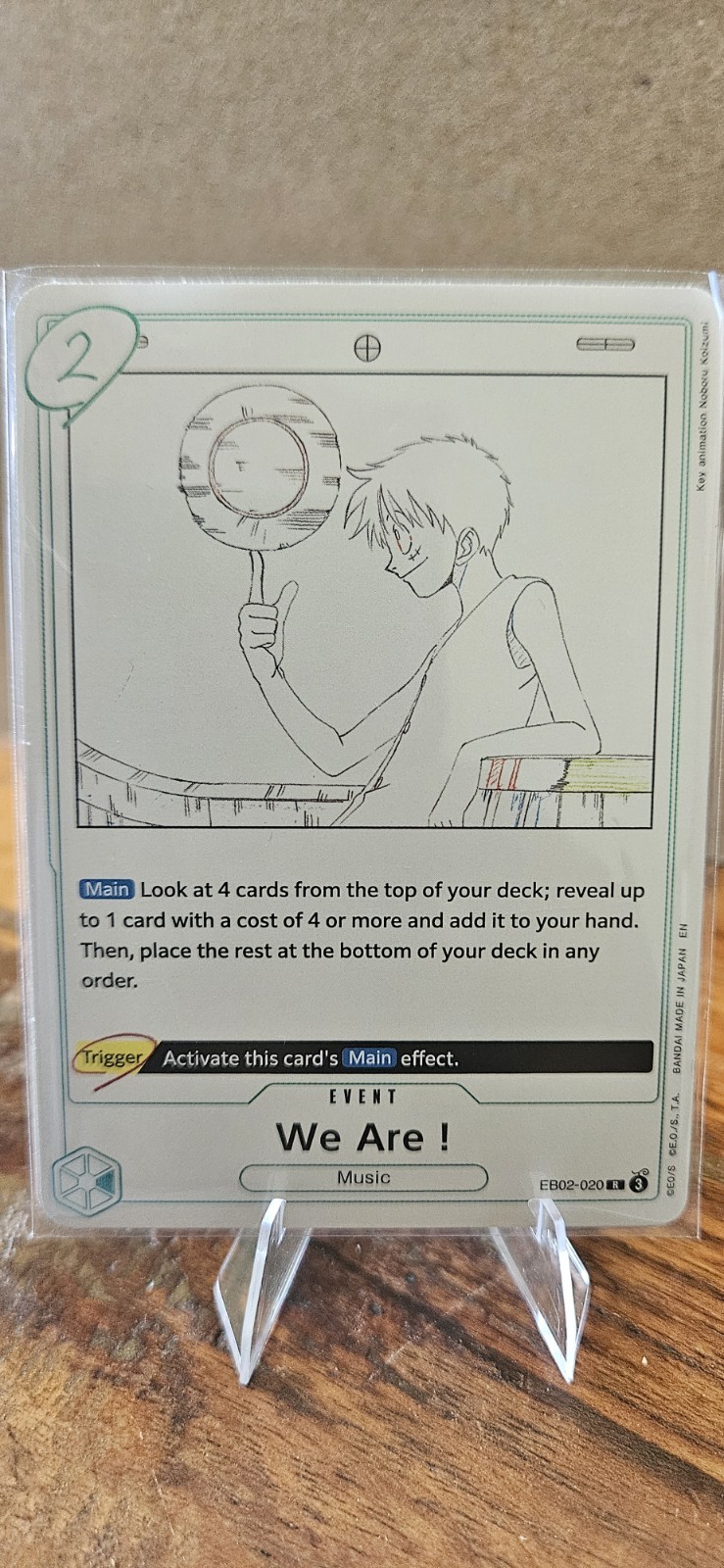 We Are! EB02-020 Extra Booster: Anime 25th Collection - One Piece Card Game - NM