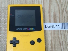 LG4511 Plz Read Item Condi GameBoy Color Yellow Game Boy Console Japan