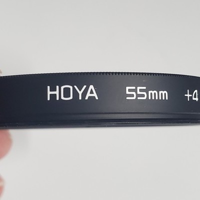 Vintage HOYA 55mm +4 Lens Japan - With Plastic Case