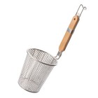 Noodle Basket Nut Milk Strainer Pasta with Handle Boiler Fry Spoon