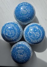 Henselite Tiger EVO/Size 1H/"Celeste Duo"Sulf Blue&White/Mega Grip/WB 28 Stamp.