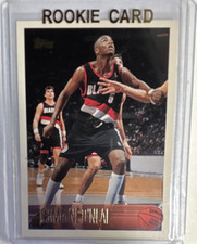 Topps Jermaine O'Neal Rookie #1 Portland Trail Blazers NBA Trading Card. rookie card picture