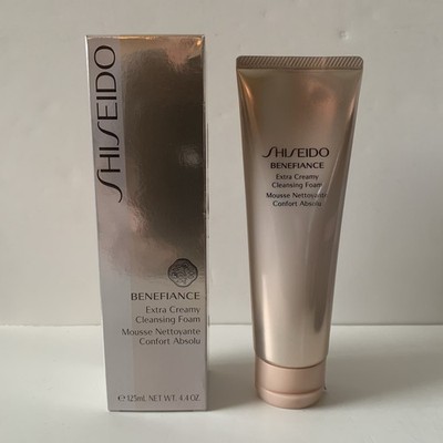 Shiseido Benefiance Extra Creamy Cleansing Foam 4.4 oz. 125 ml - NEW SEALED