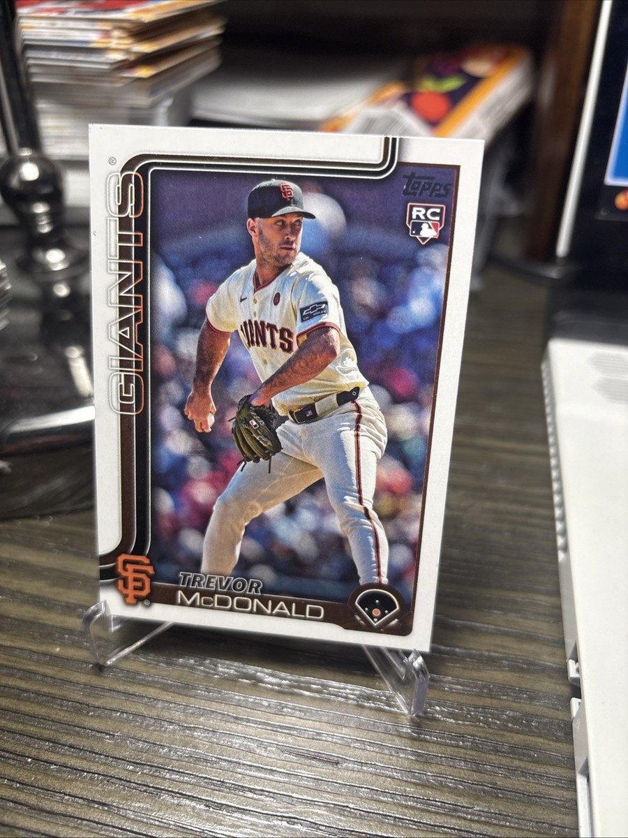 2025 Topps Series 2 #357 Trevor McDonald San Francisco Giants RC