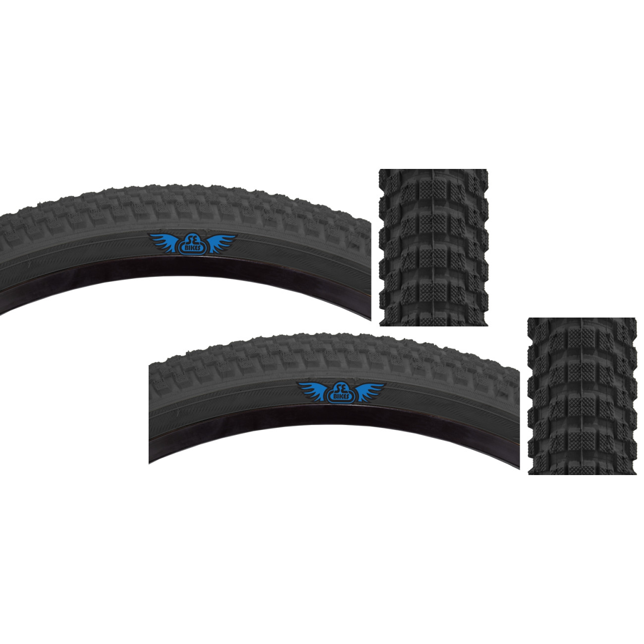 Комплект из 2 велосипедов SE Cub 20 x 20 Clincher Wire TPI 65 BlackЧерный BMX 10890₽