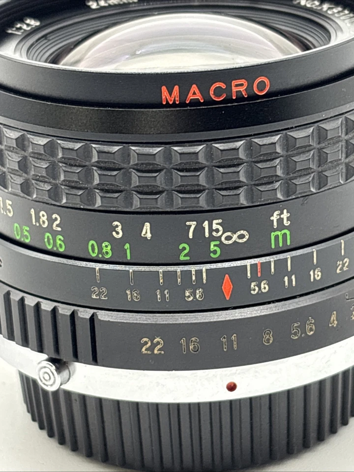 Auto Promaster MC 24mm f/2.8 Wide Angle Lens for Olympus OM Mount 1:4 Macro - Image 4 of 4